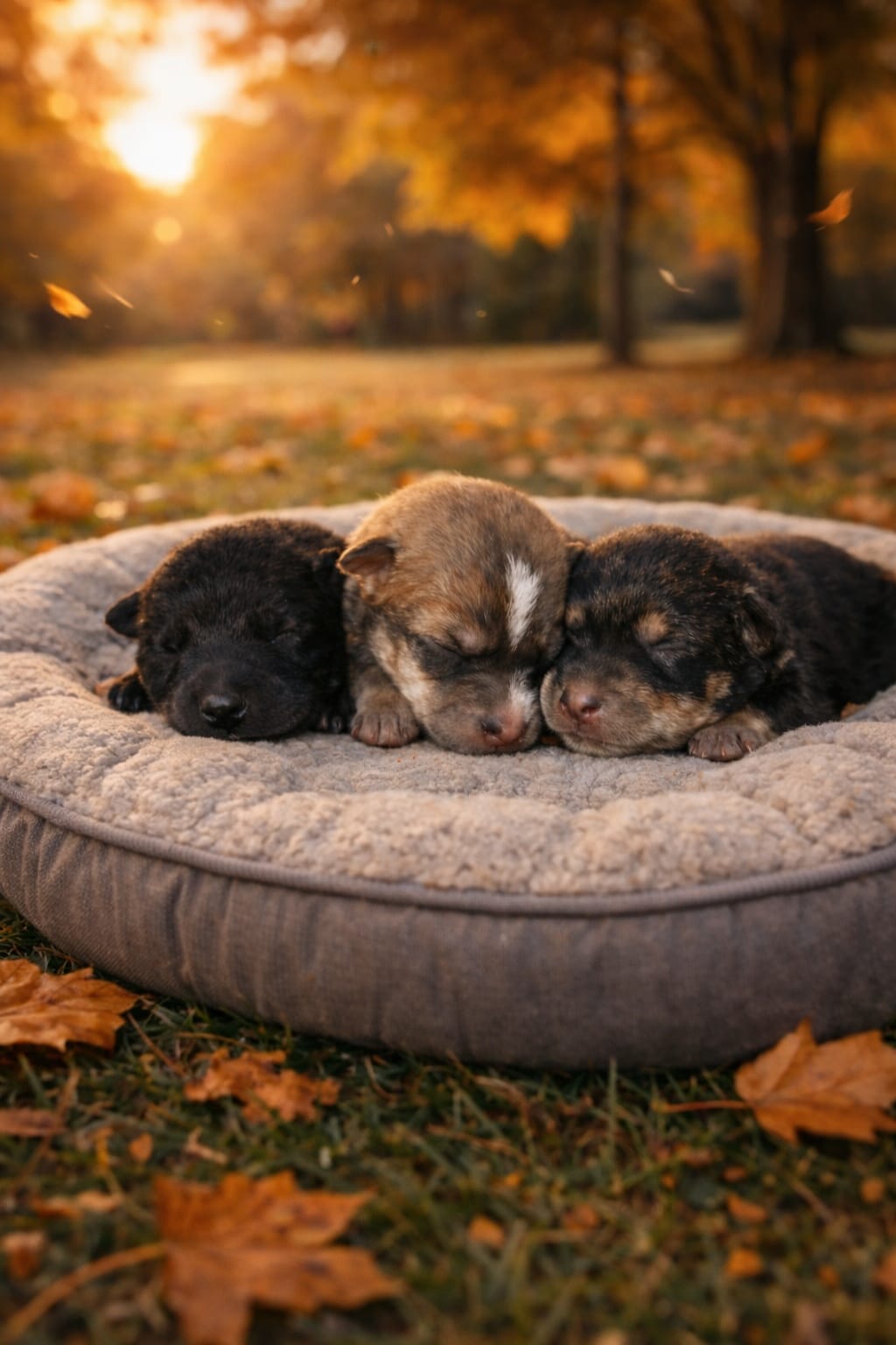 Cachorros jugando